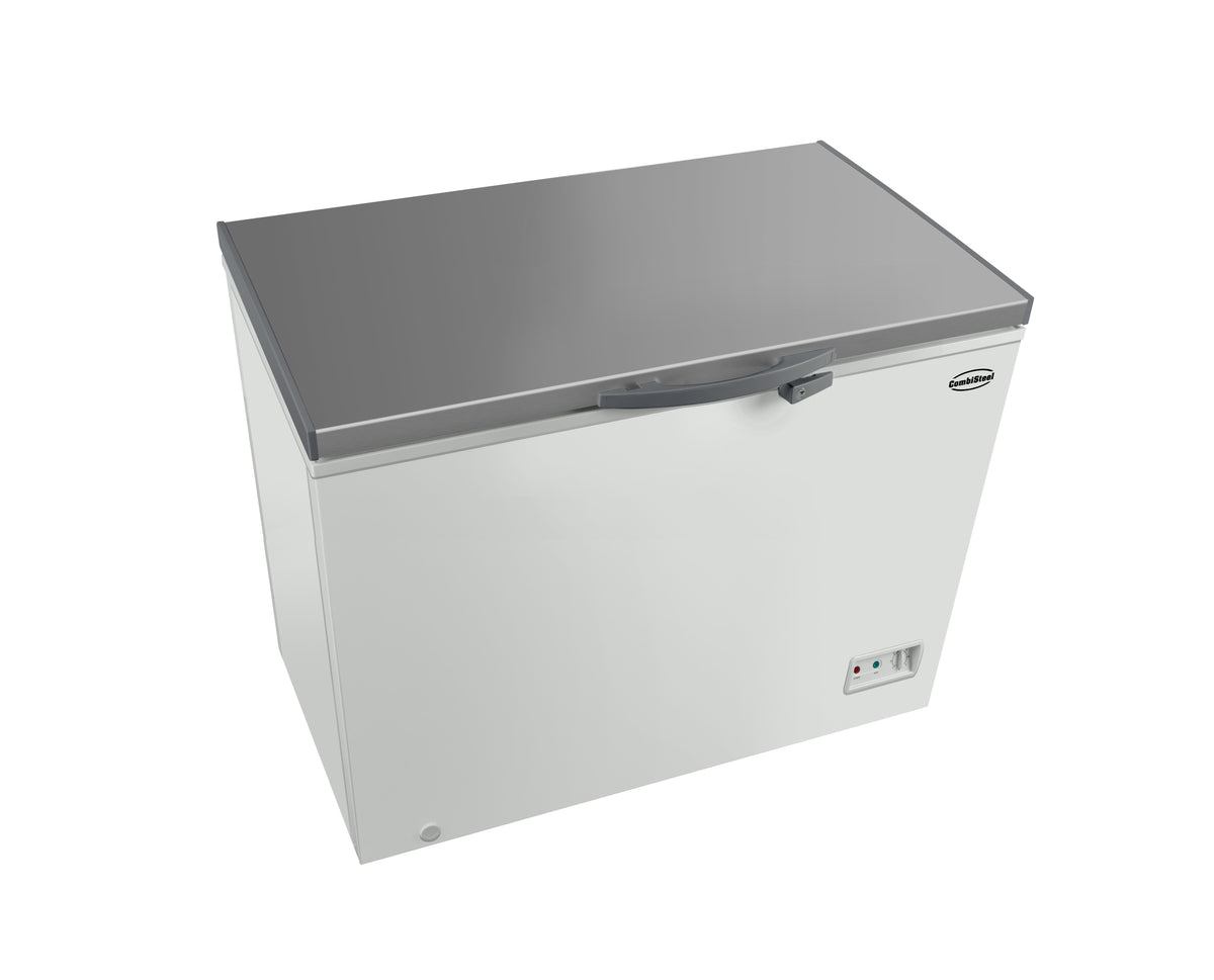 Congélateur bahut couvercle inox 402 L - L 1275 x P 740 x H 825 mm - Combisteel