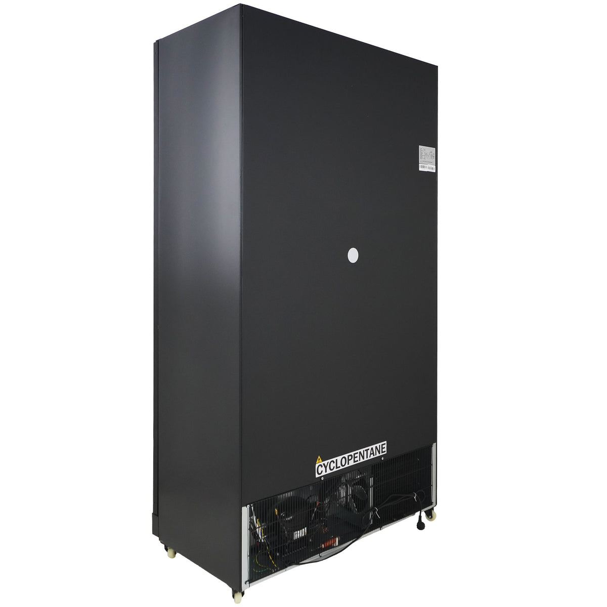 Réfrigérateur 2 portes vitrées noir NAP-850 - L 1120 x P 597 x H 2110 mm - Combisteel