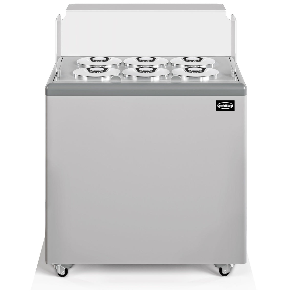 Vitrine à crème glacée Zanzibar 6, 6 + 4 bacs de 7 L - L 939 x P 674 x H 935 mm - Combisteel