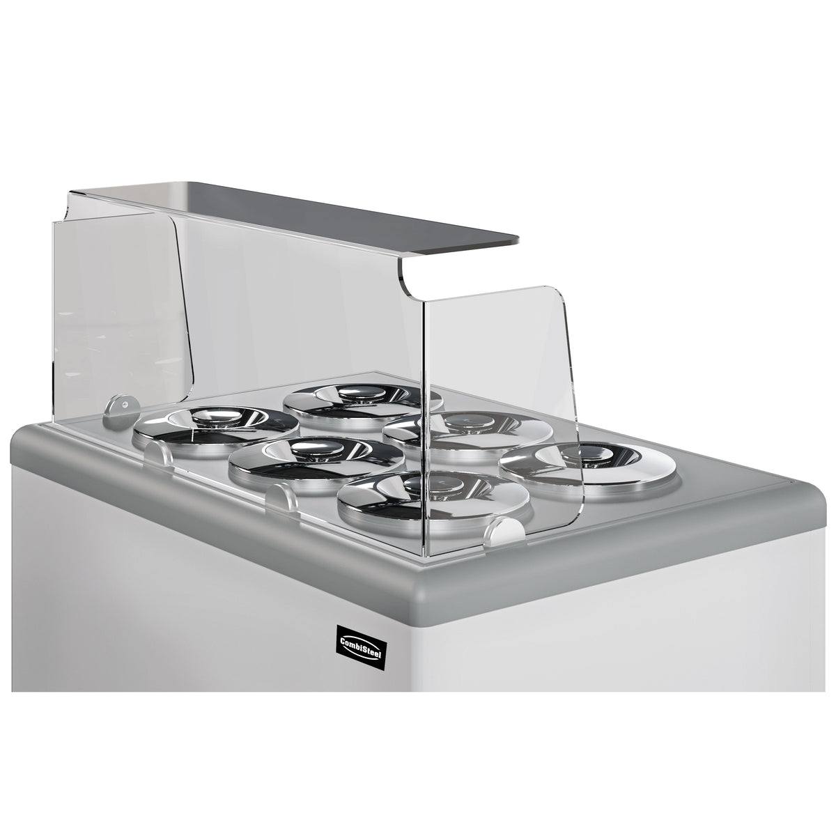 Vitrine à crème glacée Zanzibar 6, 6 + 4 bacs de 7 L - L 939 x P 674 x H 935 mm - Combisteel