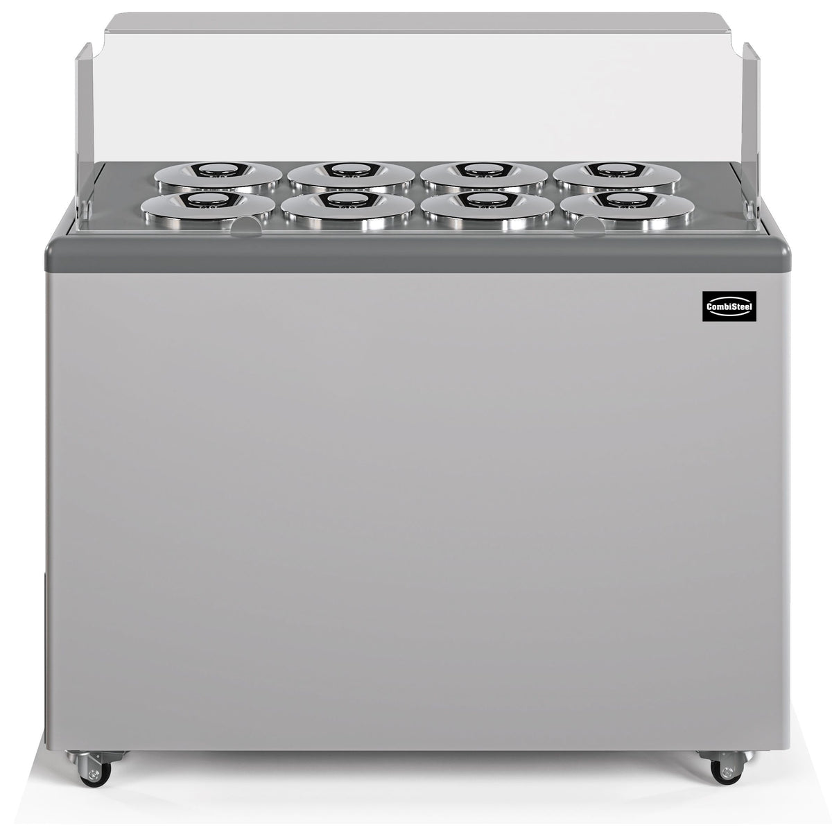 Vitrine à crème glacée Zanzibar 8, 8 + 6 bacs de 7 L - L 1214 x P 674 x H 935 mm - Combisteel