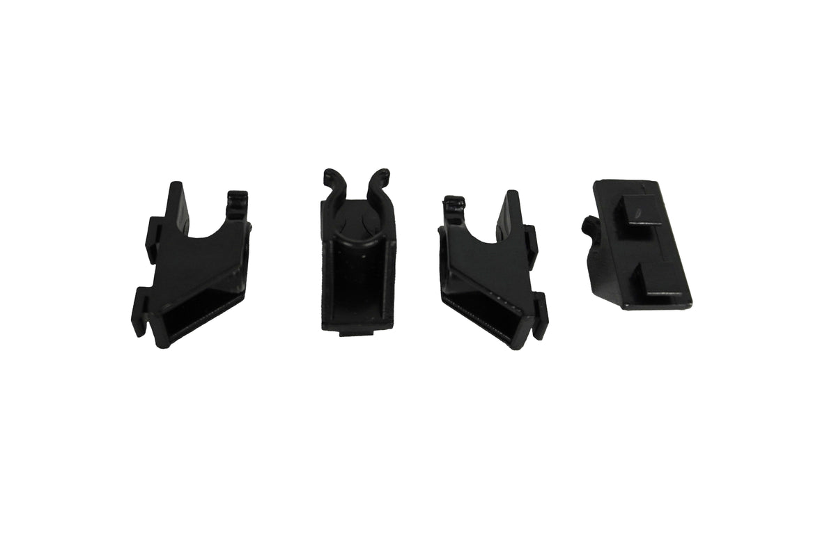 Set de 4 clips noirs pour 7487.0170, 7487.0175 et 7487.0180, ancienne série - Combisteel