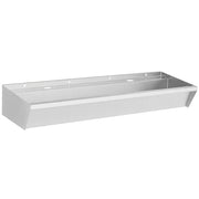 Évier inox 2 robinets 1200 x 360 x 135 mm - Combisteel