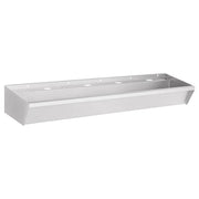 Évier inox 4 robinets 1800 x 360 x 135 mm - Combisteel