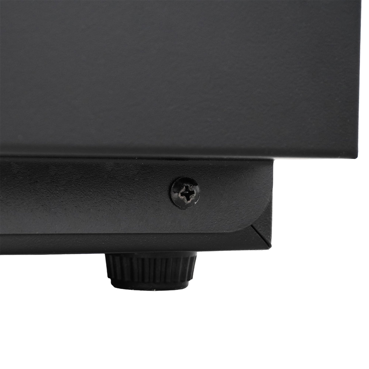 Arrière-bar réfrigéré 2 portes vitrées, noir - L 1434 x P 520 x H 860 mm - Combisteel