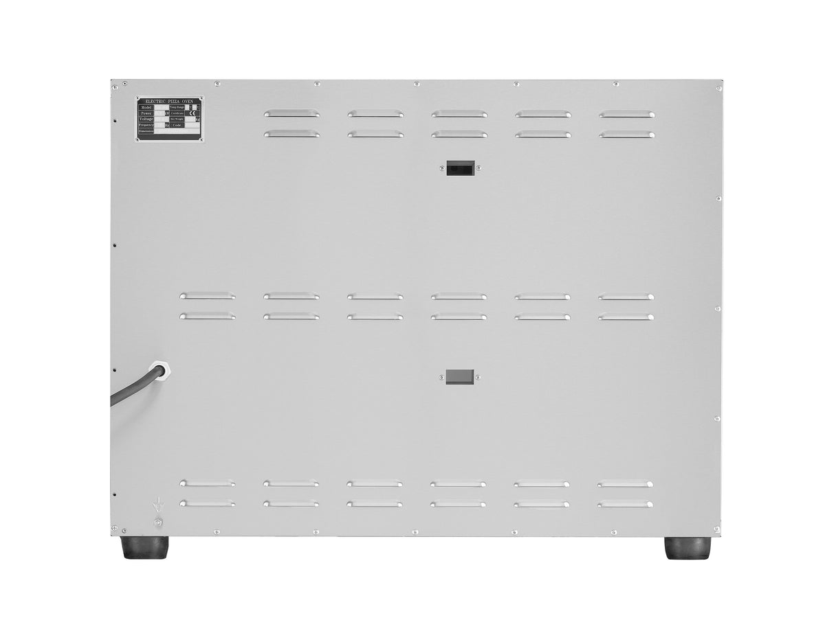 Four à pizza électrique double, 2 chambres de 4 pizzas de 30 cm - L 810 x P 880 x H 720 mm - Combisteel