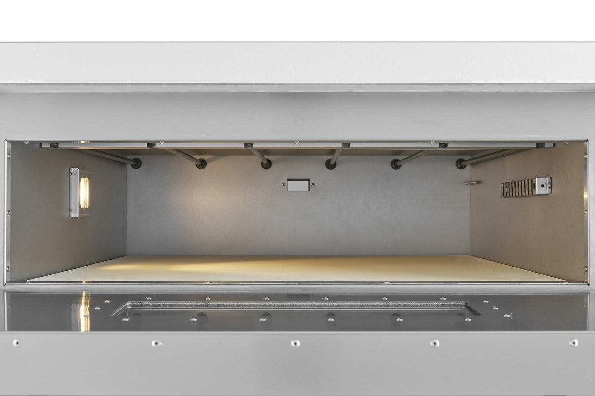 Four à pizza électrique double, 2 chambres de 4 pizzas de 30 cm - L 810 x P 880 x H 720 mm - Combisteel