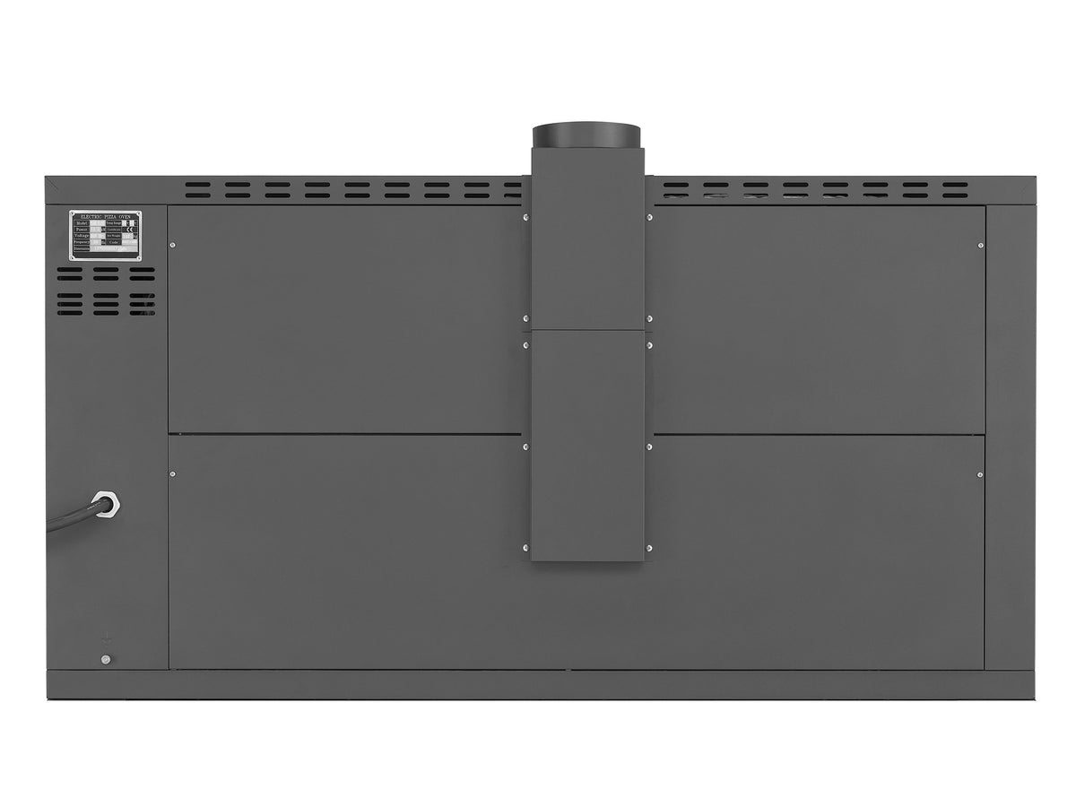 Four à pizza électrique double, 2 chambres de 6 pizzas de 33 cm - L 1370 x P 880 x H 765 mm - Combisteel