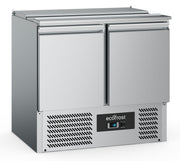 Saladette réfrigérée 2 portes pour 2,5 bacs GN 1/1 - L 900 x P 700 x H 876 mm - Combisteel