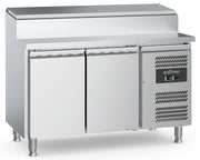 Saladette 2 portes, 6 bacs GN 1/3 - L 1360 x P 700 x H 1085 mm - Combisteel