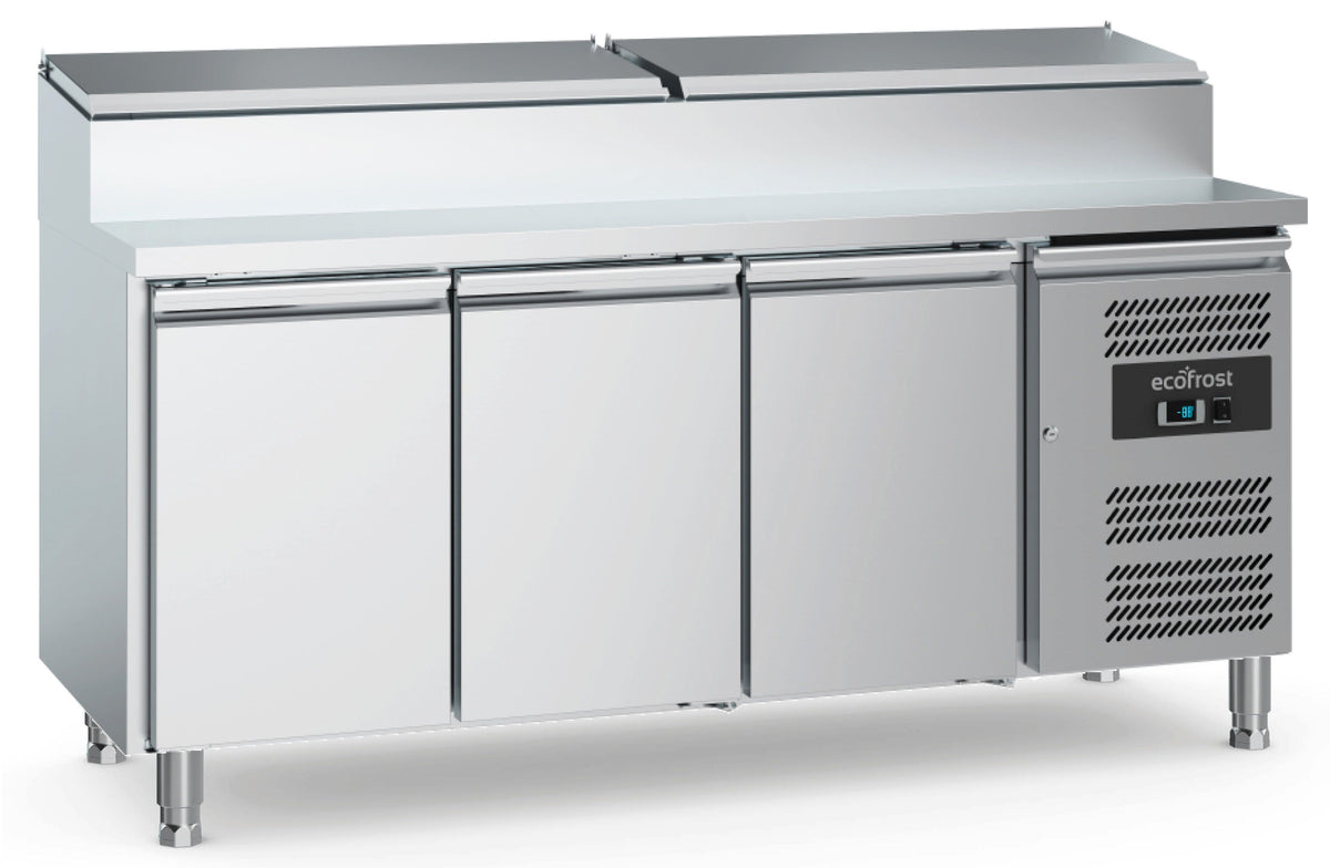 Saladette 3 portes, 8 bacs GN 1/3 - L 1795 x P 700 x H 1085 mm - Combisteel