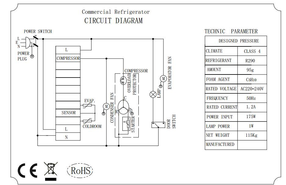 Armoire réfrigérée positive inox 600 L, froid statique, 1 porte - L 680 x P 810 x H 2010 mm - Combisteel