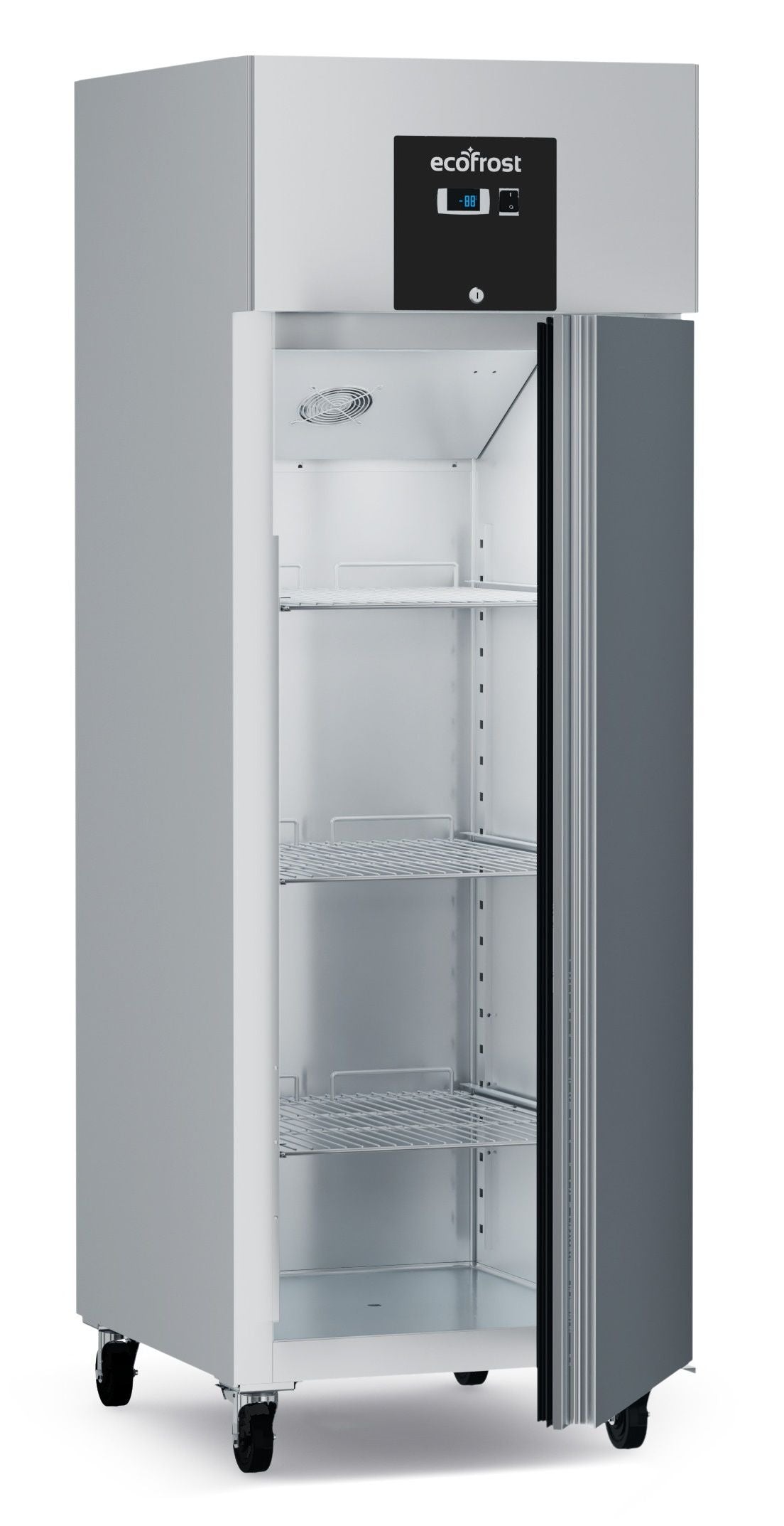 Armoire réfrigérée positive inox 600 L, froid statique, 1 porte - L 680 x P 810 x H 2010 mm - Combisteel