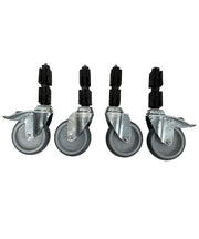 Serie de 4 roues pour table 150 mm Combisteel - Accessoires de ventilation professionnel CHR - matériel cuisine pro - Cuistéo