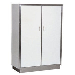 Armoire de porcelaine en acier inox 1 porte 5 niveaux 680x580x1800 mm Combisteel - Armoire réfrigérée professionnel CHR - matériel cuisine pro - Cuistéo