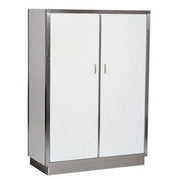 Armoire de porcelaine en acier inox 2 portes 5 niveaux 1280x580x1800 mm Combisteel - Armoire réfrigérée professionnel CHR - matériel cuisine pro - Cuistéo