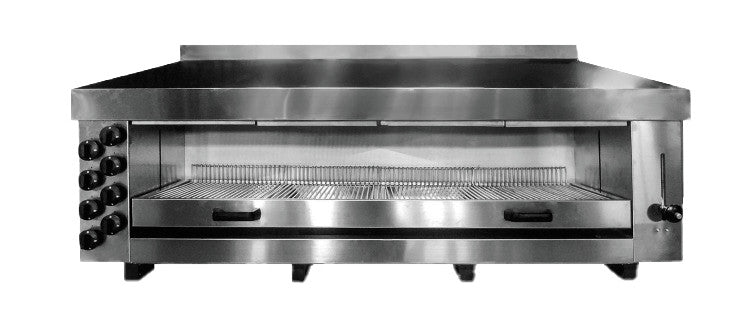 Salamandre gaz 8 zones de chauffage Inox 1650x490x680 mm Combisteel - Toaster professionnel professionnel CHR - matériel cuisine pro - Cuistéo