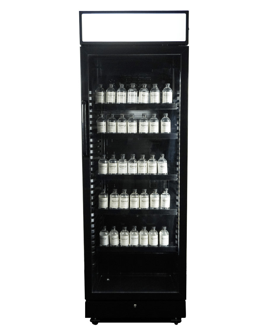 Réfrigérateur SVE 450 BLC 1 porte verre noir avec canopy 400 litres Positif Combisteel - vue 4 - Armoire à boissons pro CHR - Cuistéo