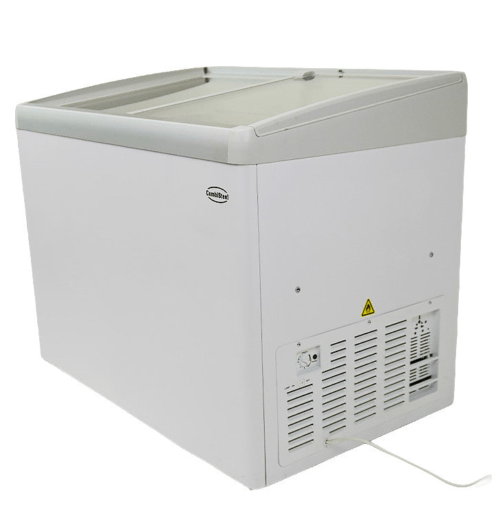 Congélateur bahut couvercle en verre lotte Blanc 1034mm 336 l Combisteel - vue 4 - Congélateur Vitré pro CHR - Cuistéo