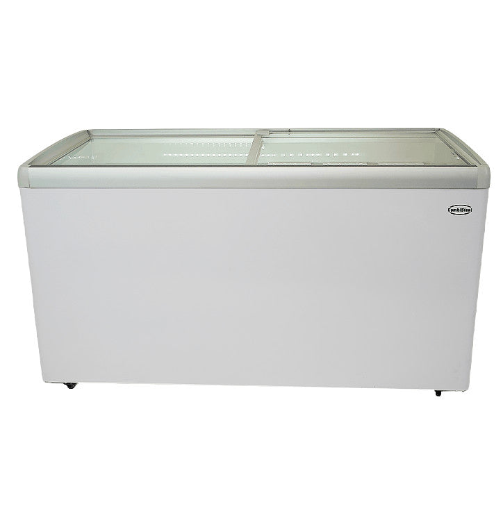Congélateur bahut couvercle en verre lotte 456 l Blanc 1434 mm Combisteel - vue 4 - Congélateur Vitré pro CHR - Cuistéo