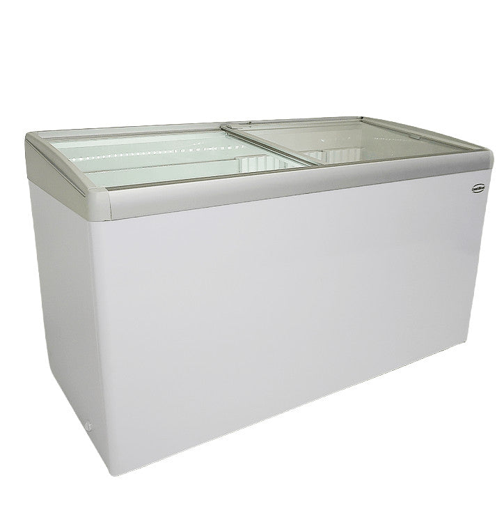 Congélateur bahut couvercle en verre lotte 456 l Blanc 1434 mm Combisteel - vue 5 - Congélateur Vitré pro CHR - Cuistéo