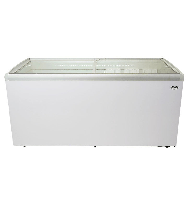 Congélateur bahut couvercle en verre lotte 516 l Blanc 1634 mm Combisteel - vue 3 - Congélateur Vitré pro CHR - Cuistéo
