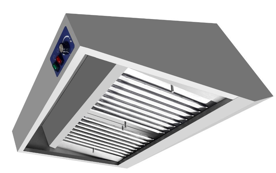Hotte murale avec moteur 1200 Profondeur 900 2000 m3 d'air/heure Combisteel - Hotte Aspirante professionnel CHR - matériel cuisine pro - Cuistéo