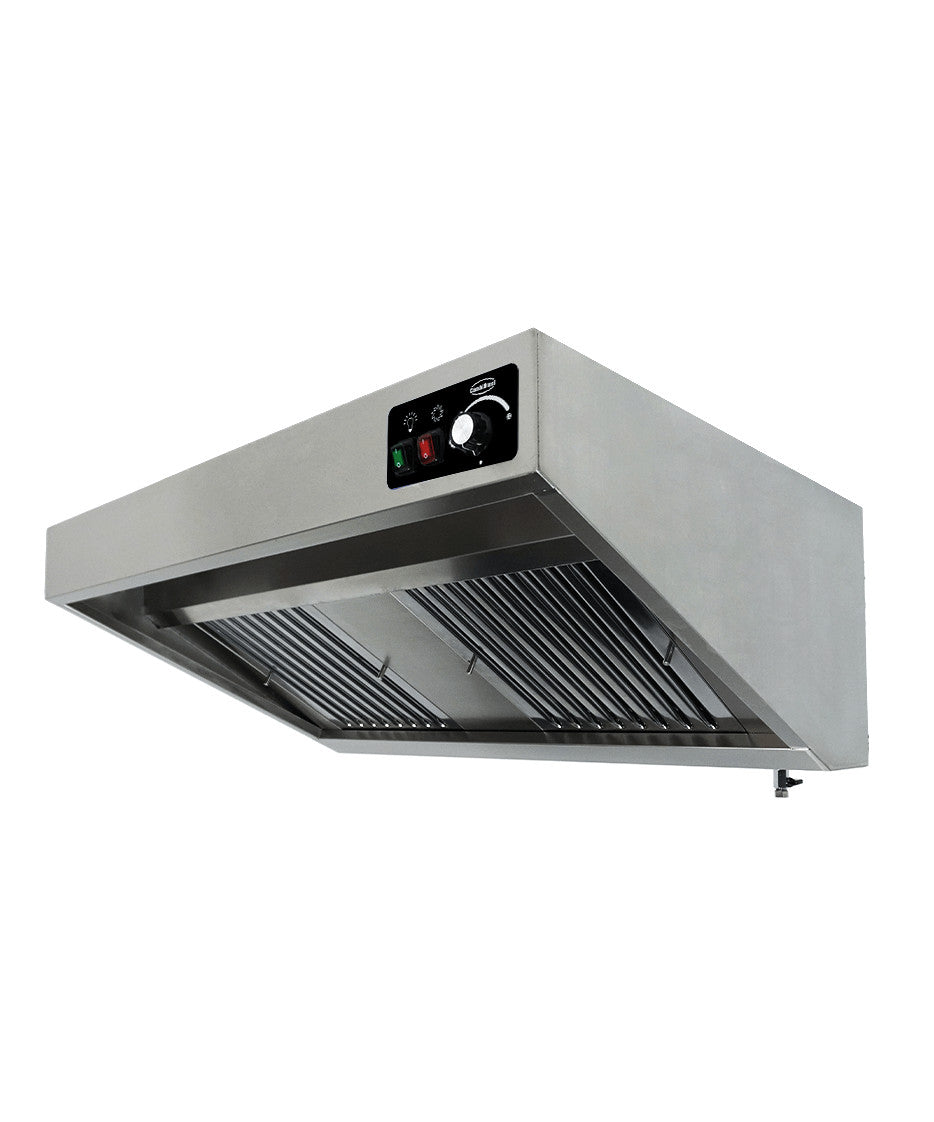 Hotte murale avec moteur 1200 Profondeur 900 2000 m3 d'air/heure Combisteel - vue 4 - Hotte Aspirante pro CHR - Cuistéo