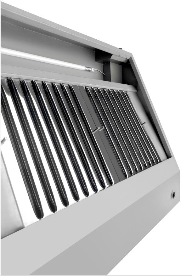 Hotte murale avec moteur 1600 Profondeur 900 2000 m3 d'air/heure Combisteel - vue 5 - Hotte Aspirante pro CHR - Cuistéo