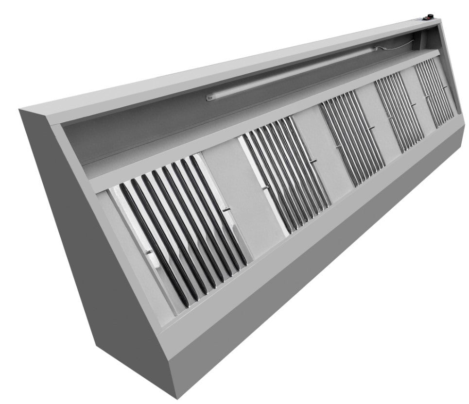 Hotte murale avec moteur 3000 Profondeur 900 3000 m3 d'air/heure Combisteel - vue 3 - Hotte Aspirante pro CHR - Cuistéo