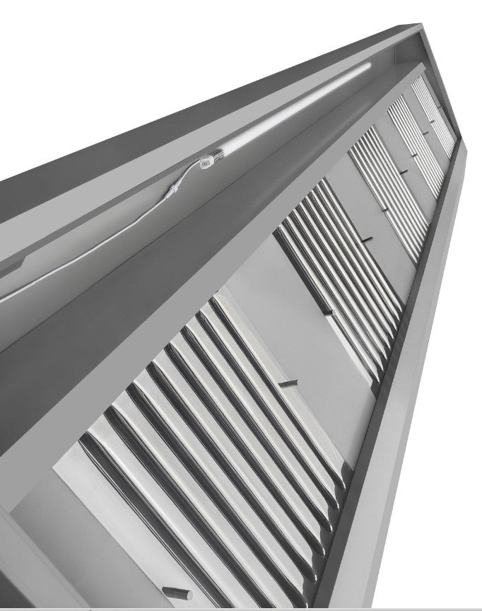 Hotte murale avec moteur 3000 Profondeur 900 3000 m3 d'air/heure Combisteel - vue 4 - Hotte Aspirante pro CHR - Cuistéo