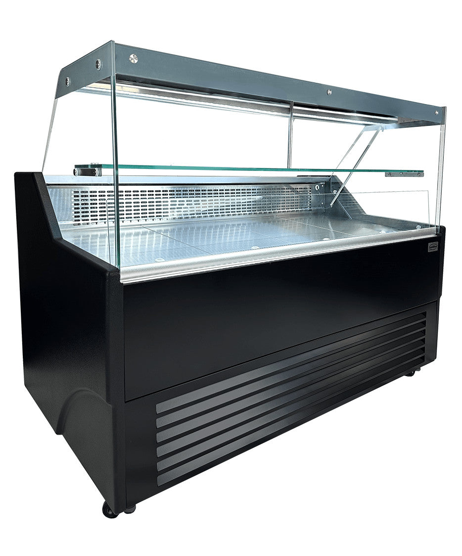 Vitrine réfrigérée Wesley 2.5 2590 mm 208 litres Noir Combisteel - Vitrine réfrigérée horizontale professionnel CHR - matériel cuisine pro - Cuistéo