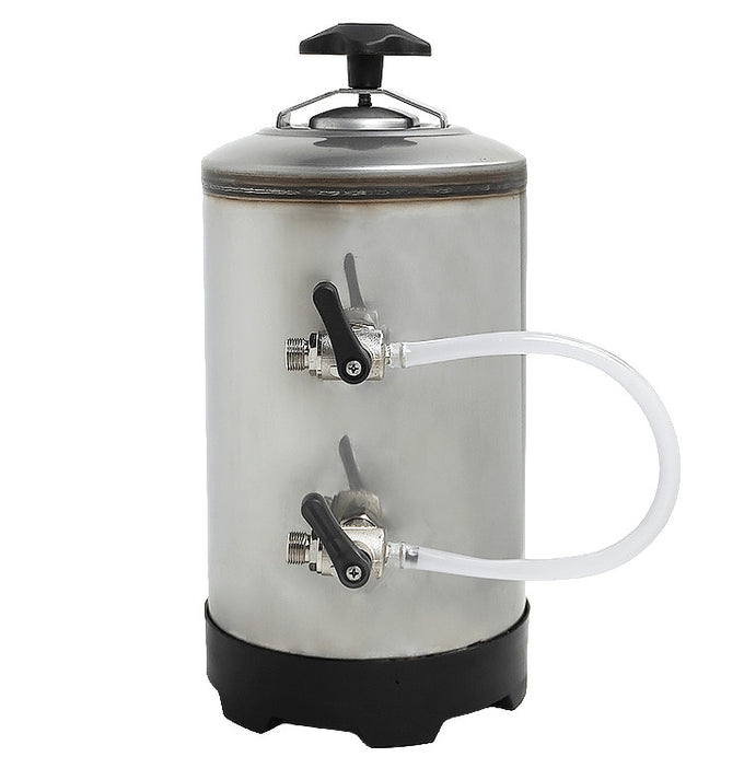 Adoucisseur d'eau 8 litre couleur en acier inoxydable 185x185x400 mm Combisteel - Adoucisseur d'eau professionnel CHR - matériel cuisine pro - Cuistéo