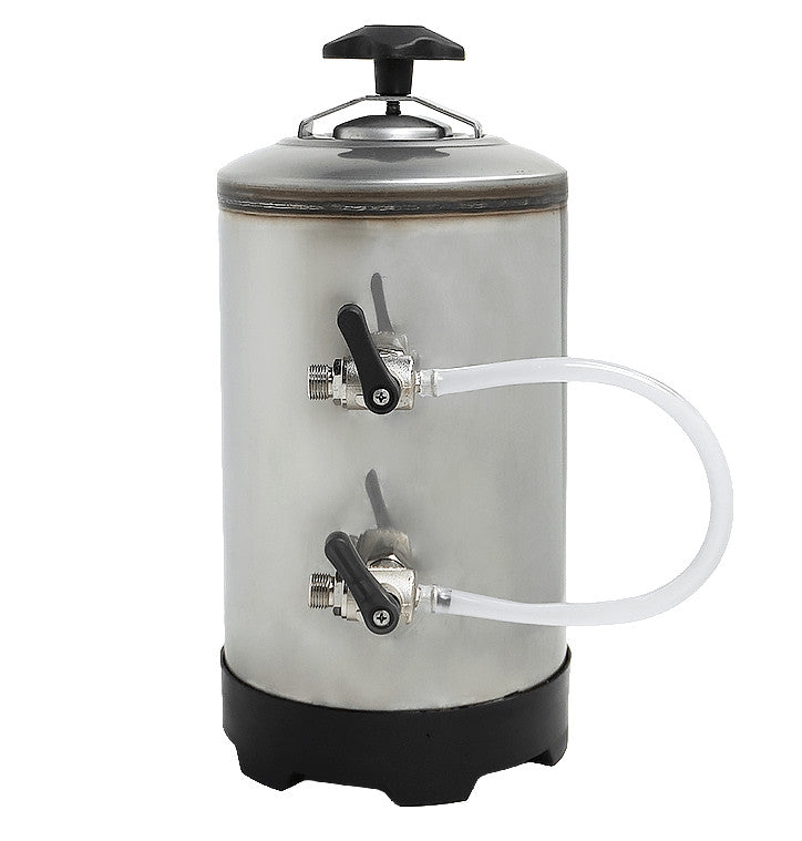 Adoucisseur d'eau 8 litre couleur en acier inoxydable 185x185x400 mm Combisteel - Adoucisseur d'eau professionnel CHR - matériel cuisine pro - Cuistéo