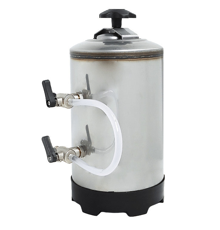 Adoucisseur d'eau 8 litre couleur en acier inoxydable 185x185x400 mm Combisteel - vue 2 - Adoucisseur d'eau pro CHR - Cuistéo