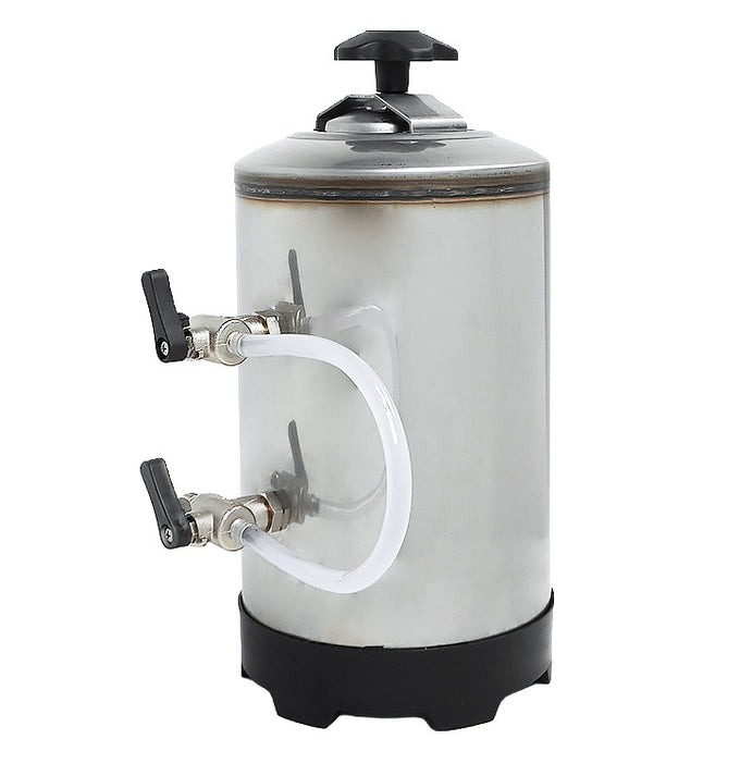 Adoucisseur d'eau 8 litre couleur en acier inoxydable 185x185x400 mm Combisteel - vue 2 - Adoucisseur d'eau pro CHR - Cuistéo