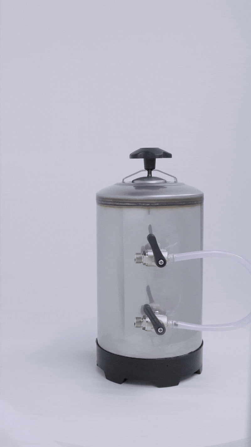 Adoucisseur d'eau 8 litre couleur en acier inoxydable 185x185x400 mm Combisteel - vue 5 - Adoucisseur d'eau pro CHR - Cuistéo