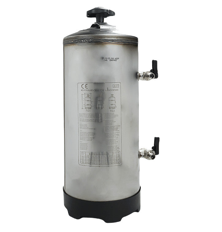 Adoucisseur d'eau 12 litre couleur en acier inoxydable 185x185x500 mm Combisteel - vue 2 - Adoucisseur d'eau pro CHR - Cuistéo