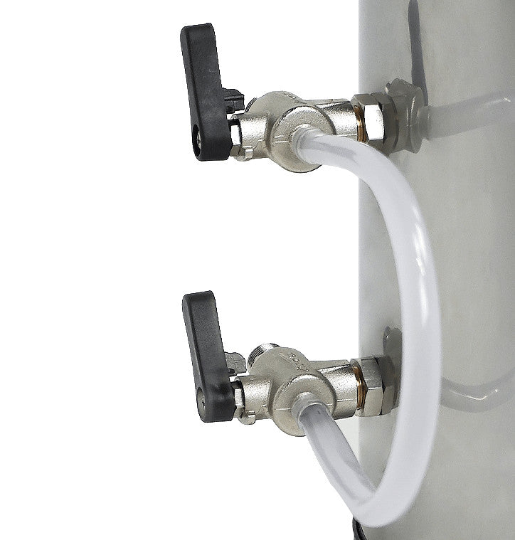 Adoucisseur d'eau 16 litre couleur en acier inoxydable 185x185x600 mm Combisteel - vue 5 - Adoucisseur d'eau pro CHR - Cuistéo