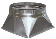 Adapteur carré en rond ø 250 400x400x280 mm Combisteel - Accessoires de ventilation professionnel CHR - matériel cuisine pro - Cuistéo