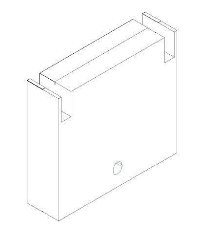 Kit d'unité de refroidissement 350 100 pour 7265.0085 1085 670x101x520 mm Combisteel - Accessoires de ventilation professionnel CHR - matériel cuisine pro - Cuistéo