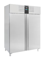 Congélateur en acier inox 2 portes 1400l Energy line Combisteel - Armoire réfrigérée négative professionnel CHR - matériel cuisine pro - Cuistéo