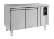 Table réfrigérée positive 2 portes Energy line Acier inoxydable 1360x700x860 mm 190 l Combisteel - Table réfrigérée positive professionnel CHR - matériel cuisine pro - Cuistéo