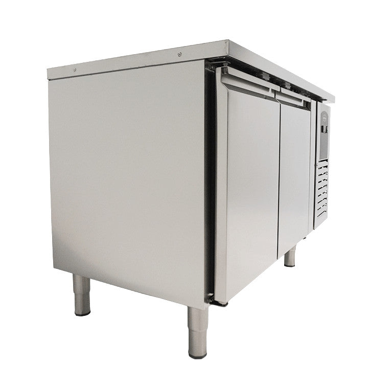 Table réfrigérée positive 2 portes Energy line Acier inoxydable 1360x700x860 mm 190 l Combisteel - vue 4 - Table réfrigérée positive pro CHR - Cuistéo