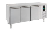 Table réfrigérée positive 3 portes Energy line Inox 1795x700x860 mm 291 l Combisteel - Table réfrigérée positive professionnel CHR - matériel cuisine pro - Cuistéo