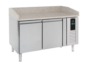 Table réfrigérée pour pizza 2 portes Energy line 1510x800x1000 mm 0.3 kw 268 l Combisteel - Table réfrigérée pizza professionnel CHR - matériel cuisine pro - Cuistéo