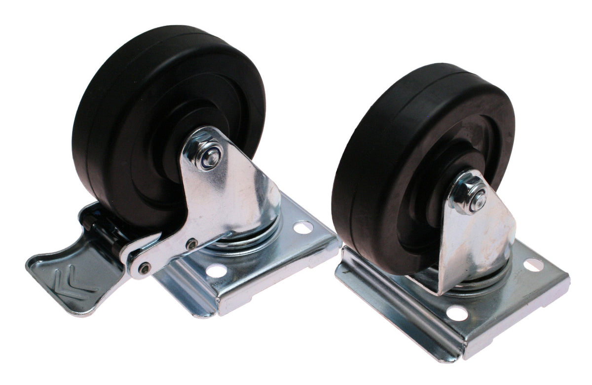 Serie de 4 roues pour Serie GN 140 mm Combisteel - Accessoires de ventilation professionnel CHR - matériel cuisine pro - Cuistéo