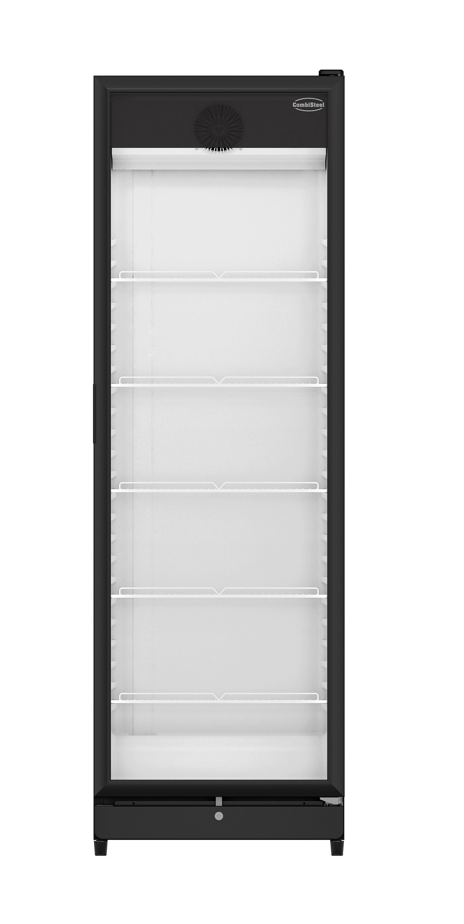 Réfrigérateur noir porte en verre PIB 360R Température +1/+9 354 l Combisteel - vue 2 - Frigo professionnel vitré pro CHR - Cuistéo