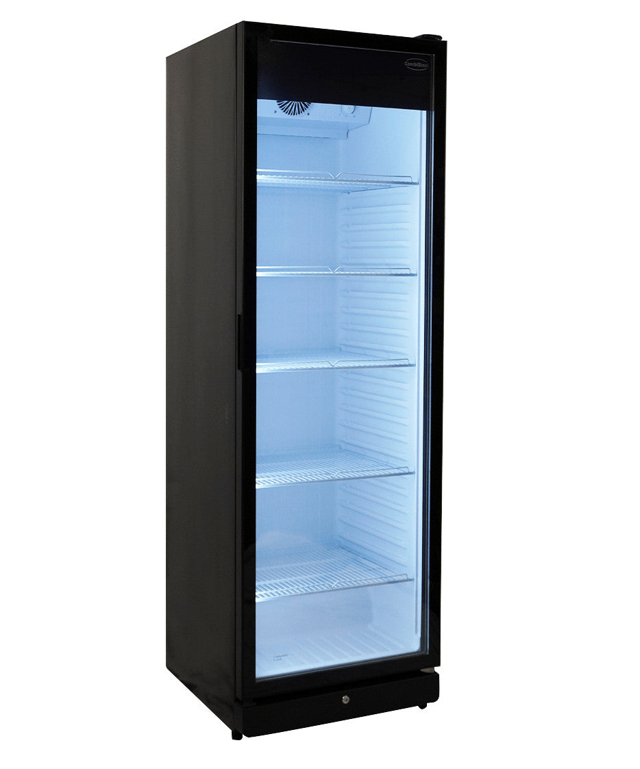 Réfrigérateur noir porte en verre PIB 360R Température +1/+9 354 l Combisteel - vue 5 - Frigo professionnel vitré pro CHR - Cuistéo