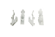 Set 4 clips blanc pour vitrine réfrigérée 7487.0165 Combisteel - Accessoires de ventilation professionnel CHR - matériel cuisine pro - Cuistéo